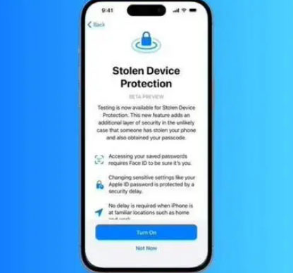 铁西苹果授权维修店分享被盗设备保护功能开启方法 